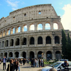 The Colosseum and the Roman Forum